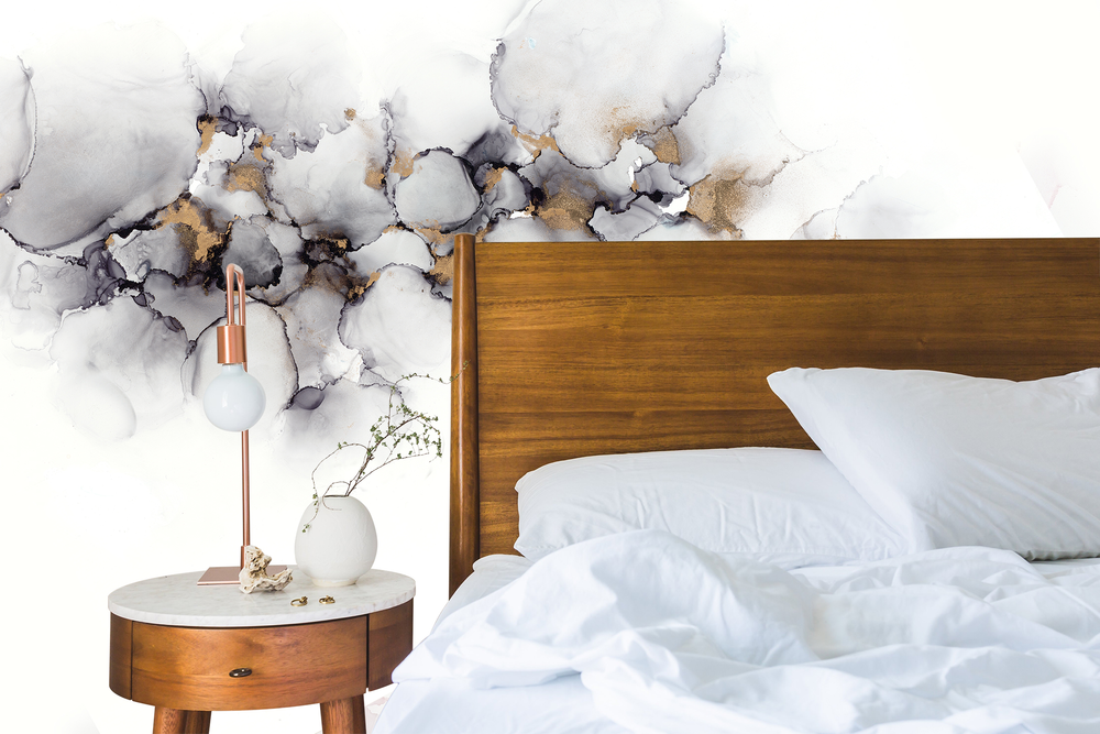 Bedroom river stones