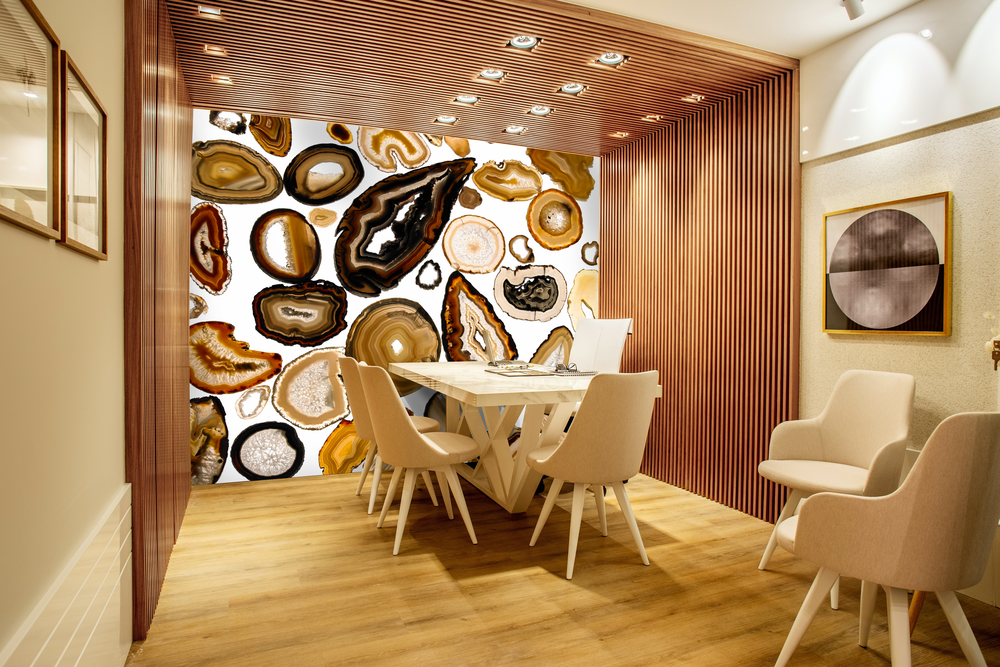 Agate slices lifestyle